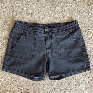Prana Charcoal Jean Shorts